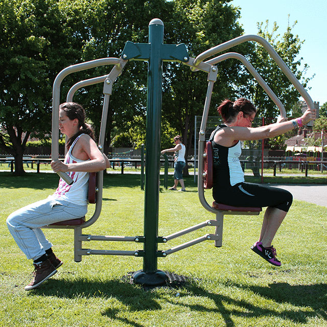 Fresh Air Fitness - Outdoor Seated Chest Press Equipment | Fresh Air ...