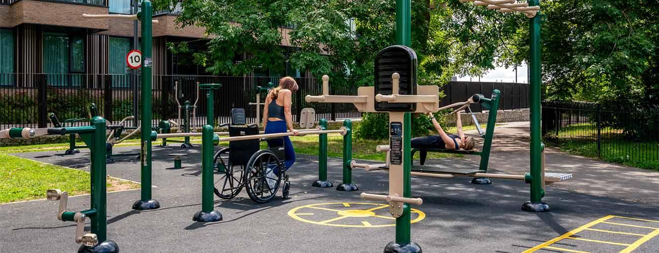 Fresh Air Fitness Outdoor Gym at Hammersmith Park